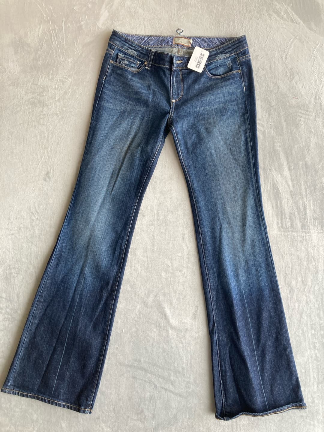 Paige Blue Flared Jeans - view 1