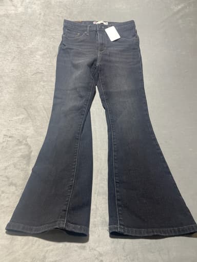 Levi's Dark Indigo Denim Flare Jeans Size Size 14