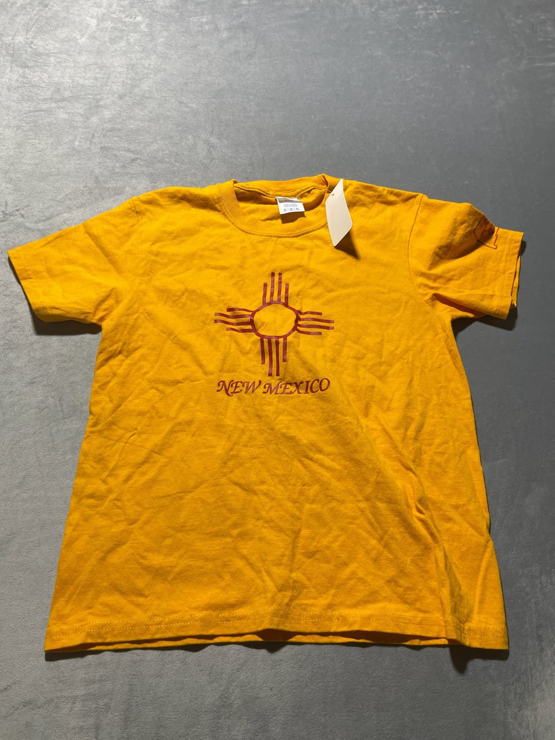 Port & Company Golden Yellow Cotton T-Shirt Size M (Youth) - view 1